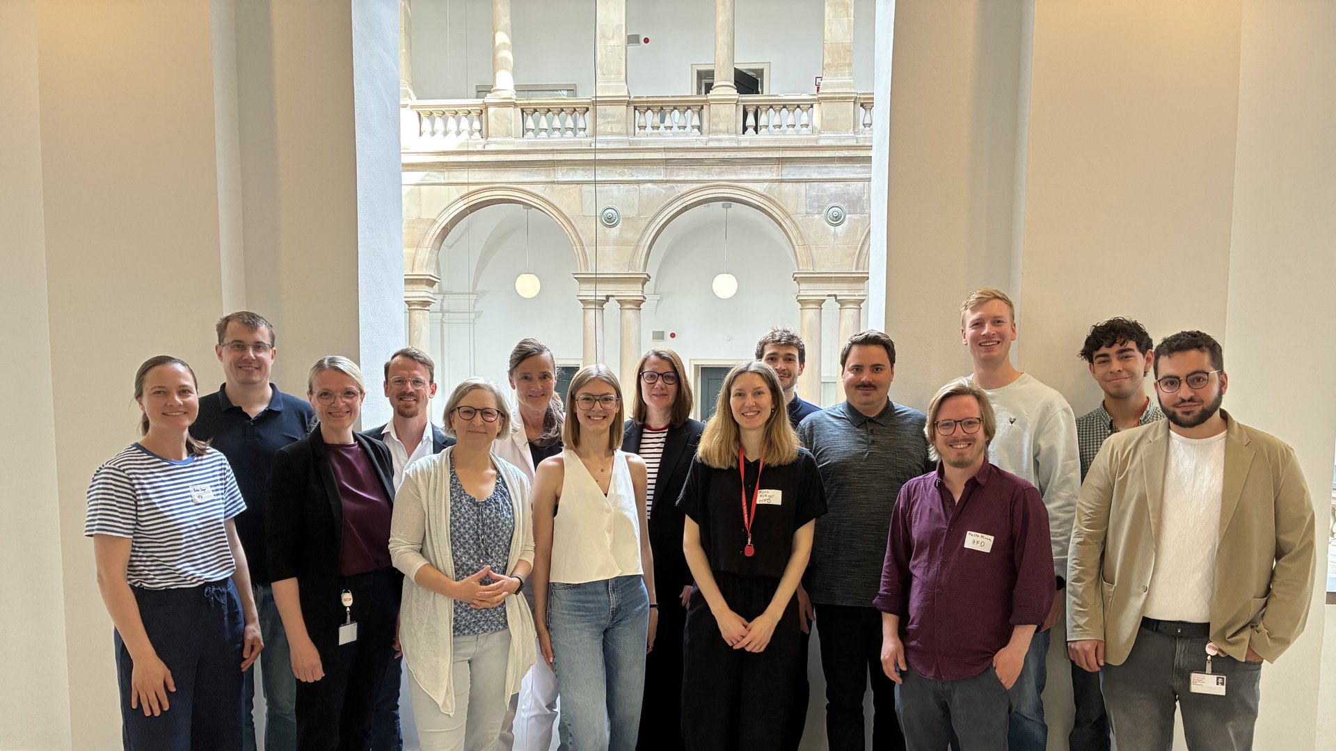 Gruppenfoto: Team-HFD, Peers, HFT