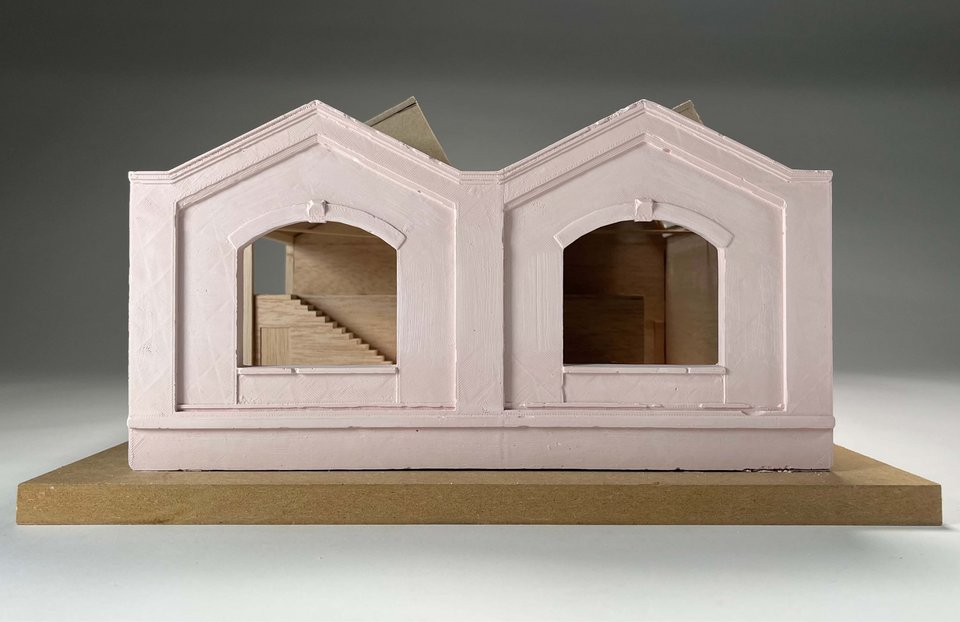 Modellfoto der Studienarbeit Entwurf Raum