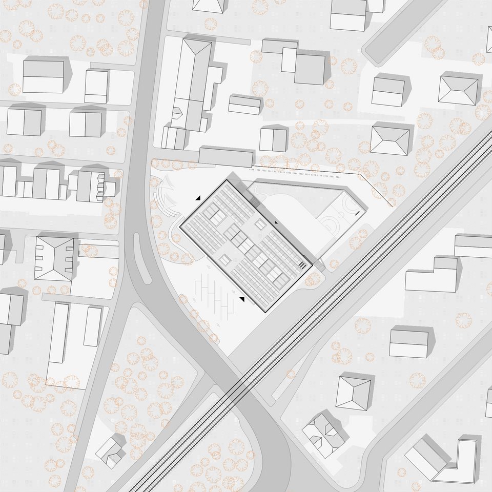 Lageplan der Studienarbeit Fasanerie – Roots & Routes