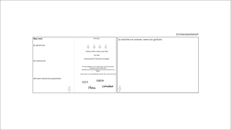 Schülerbarbeitsblatt der Studienarbeit "Leben vor der Stadt"