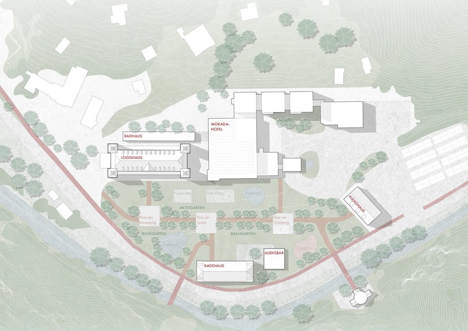 Lageplan der Studienarbeit Raum für Grau!