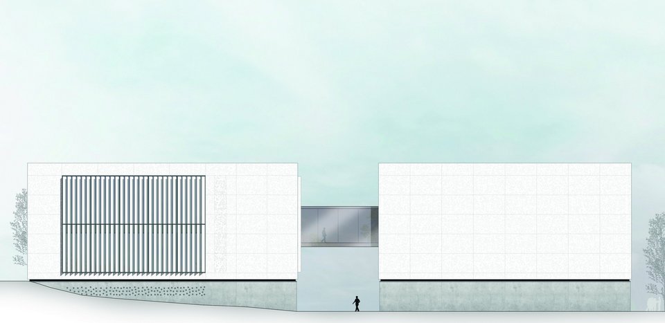 Ostansicht der Bachelor-Arbeit Schule für Bühnentanz und Artistik 