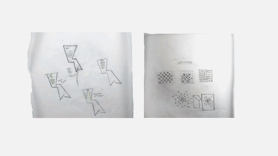 Skizze der Studienarbeit "Waldkapelle"