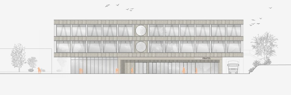 Ansicht Süd West der Studienarbeit Fasanerie – Roots & Routes