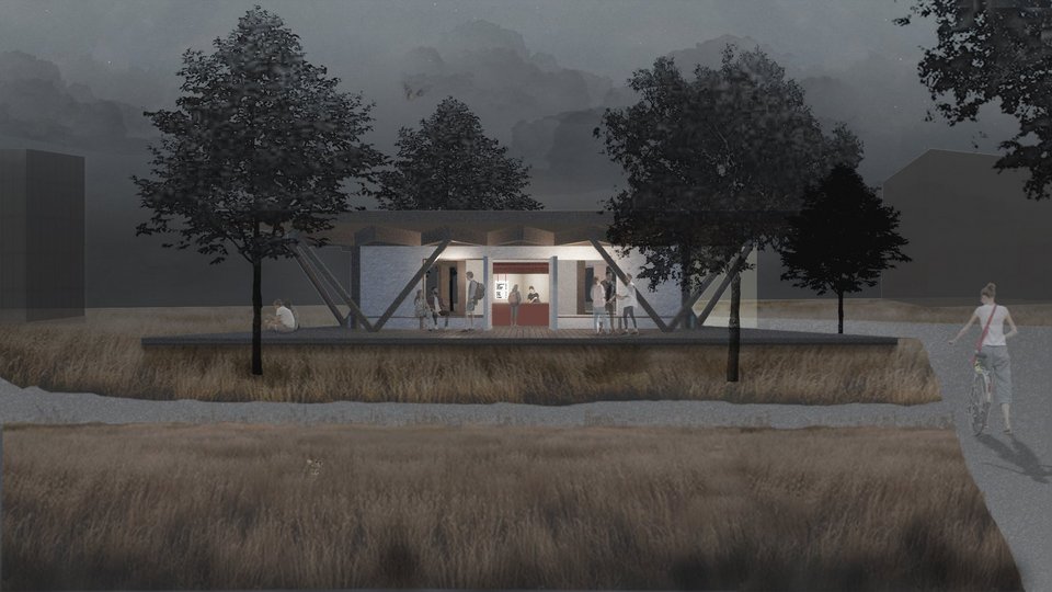 rendering aussen bei nacht