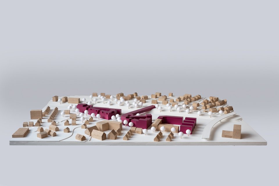 Modell der Masterthesis "Reviving Stations – Die Zukunft des Bahnhof Kirchheim (Teck)"