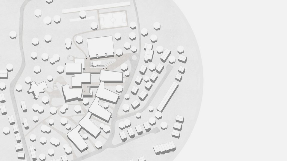 Lageplan der Master-Thesis "Schulcampus Hedelfingen"