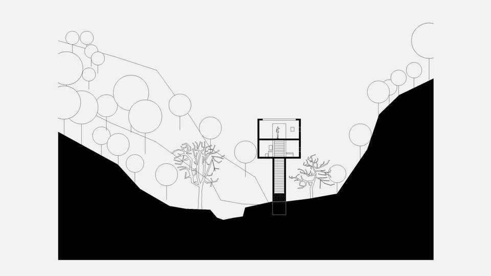 Schnitt der Studienarbeit "Ein Ort für Nichts"