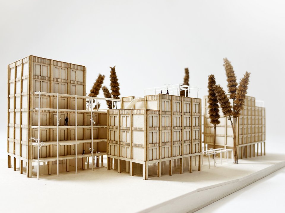 Modell der Bachelor Arbeit Wild Urban Nature