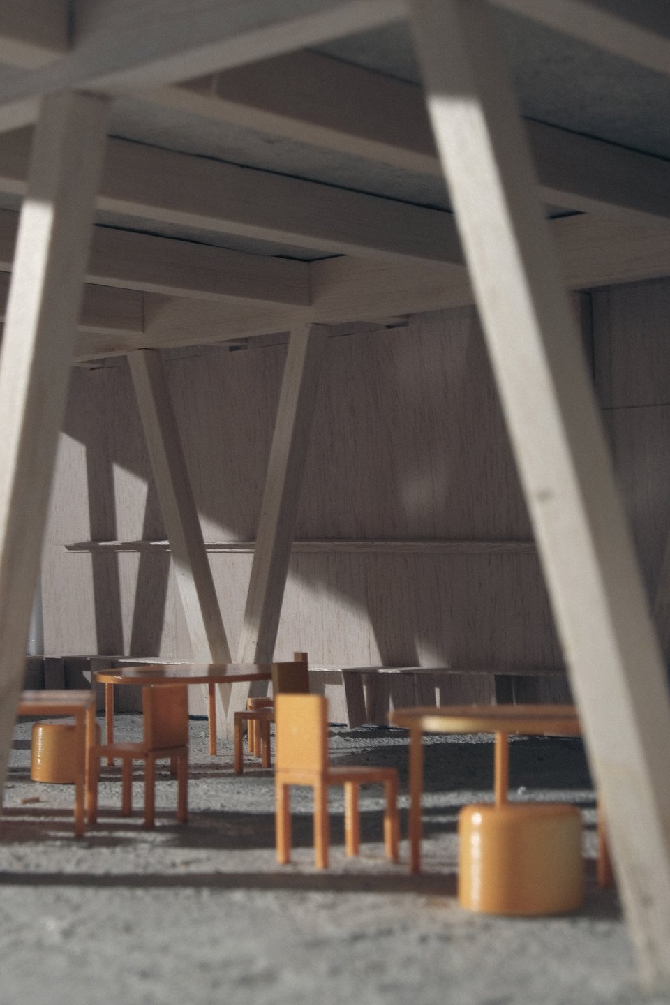 Modellfoto eins der Studienarbeit Fasanerie – Roots & Routes