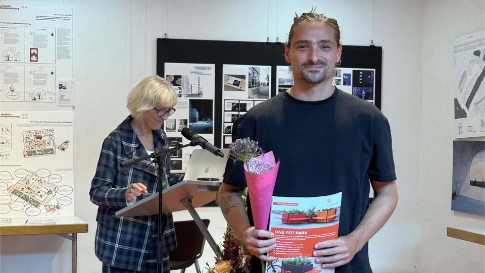 Portraitfoto des Gewinners