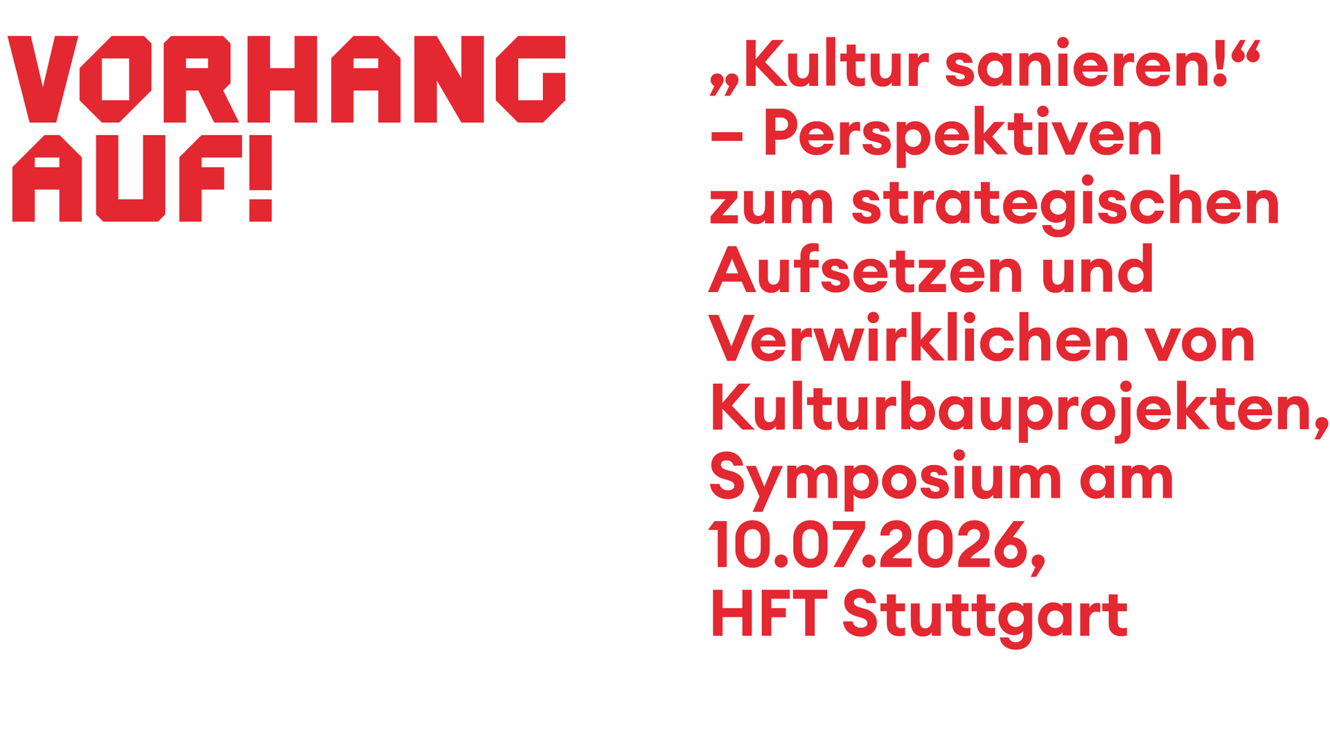 Flyer Symposium Kultur sanieren
