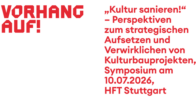 Flyer Symposium Kultur sanieren