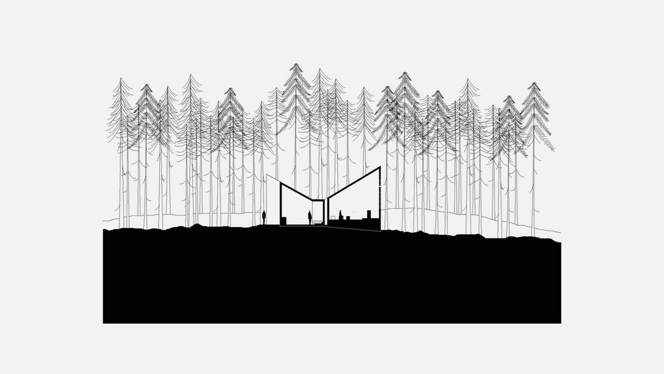 Schnitt der Studienarbeit "Waldkapelle"