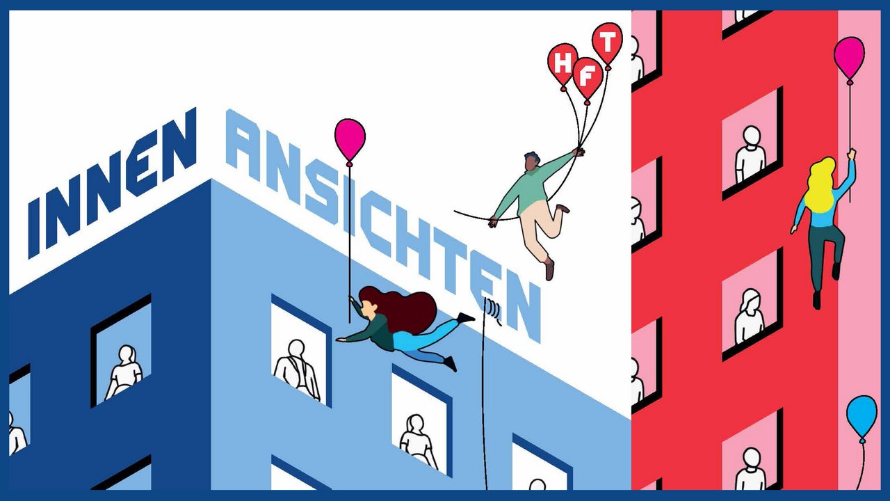 Bewerbung der diesjährigen Innenansichten Ausstellung