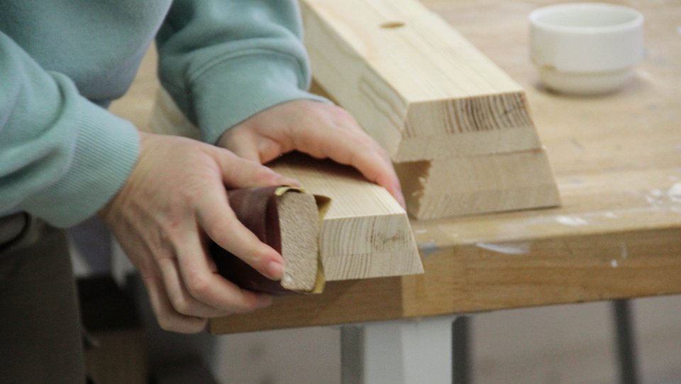 Bei der Arbeit für das Reallabor "the Dächle"