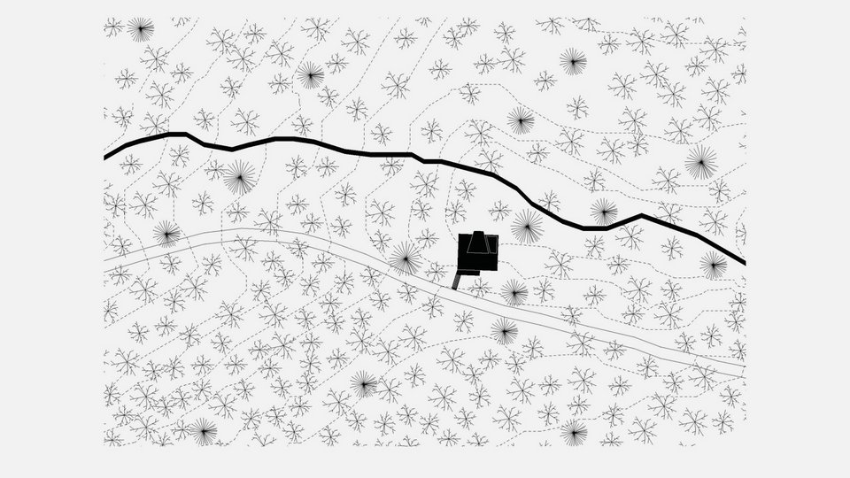 Lageplan der Studienarbeit "Wort Atelier"