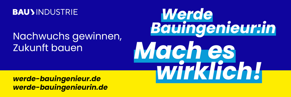 Werden Bauingenieur:in. Mach es Wirklich!
