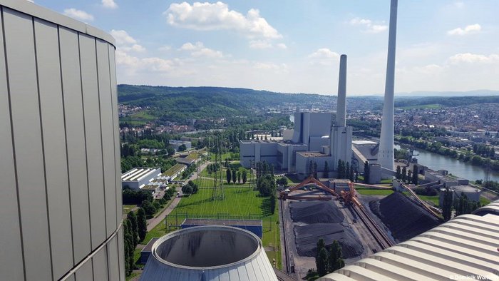 Ansicht eines Kraftwerks