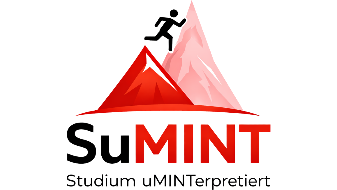 Logo zeigt 2 Berge mit Läufer dazwischen