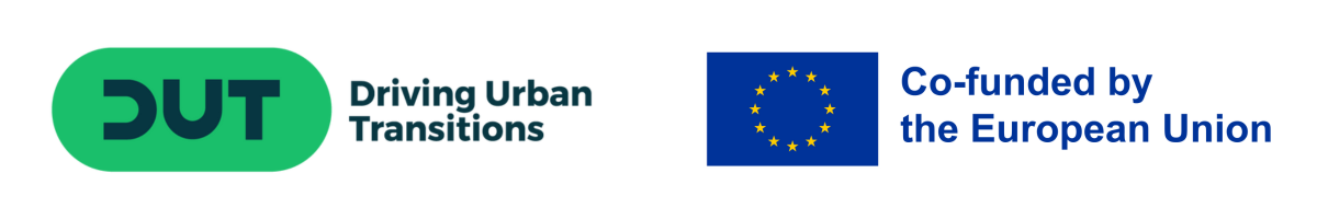 DUT Logo, EU Logo "co-funded by the European Union"