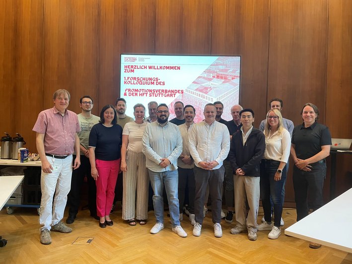 Gruppenbild der Teilnehmenden beim Forschungskolloqium Digitales Planen und Bauen