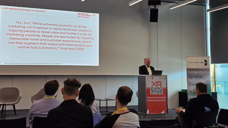 Vortrag „IoT, AI and Virtual Worlds in Tourism“ von Prof. Dr.-Ing. Dieter Uckelmann