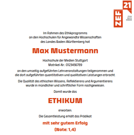 Ethikum-Zertifikat