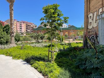 Ein Park in Barcelona