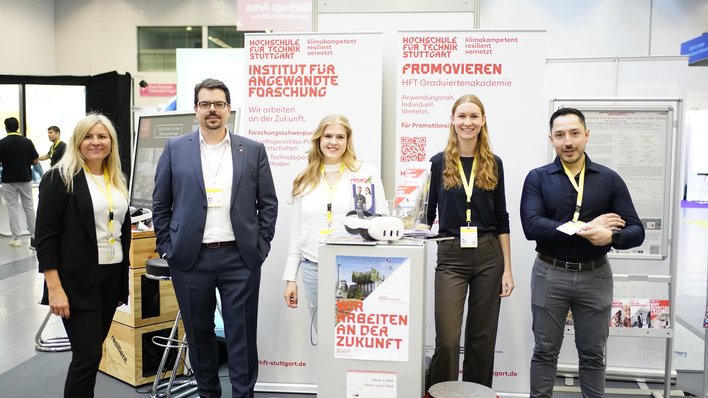 HFT Stuttgart Messestand auf der XR-Expo 2026