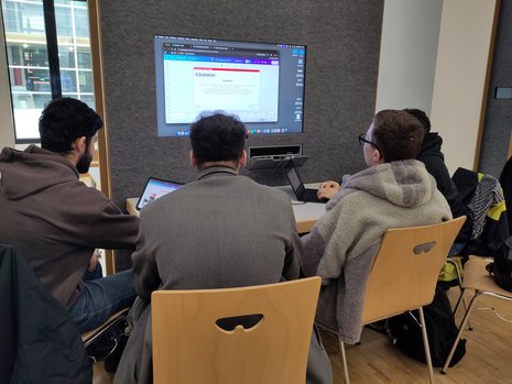 Studierende entwickeln eine App