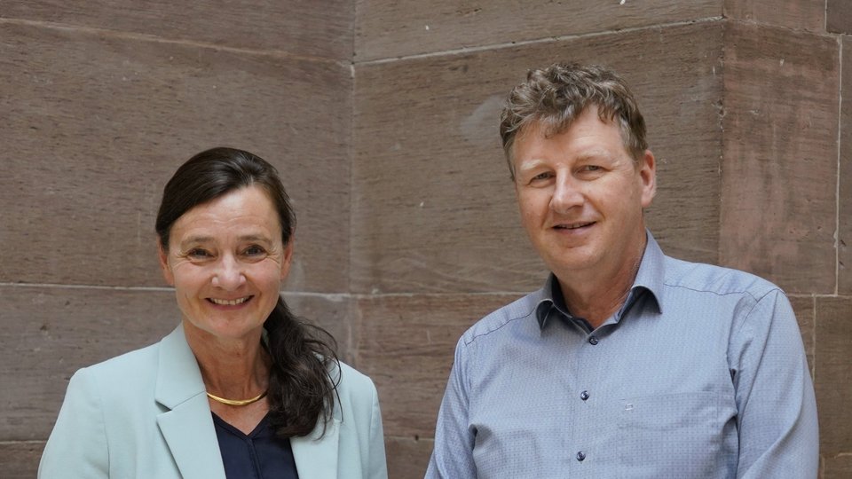 Prof. Dr. Katja Rade mit Prof. Dr. Peter Heusch
