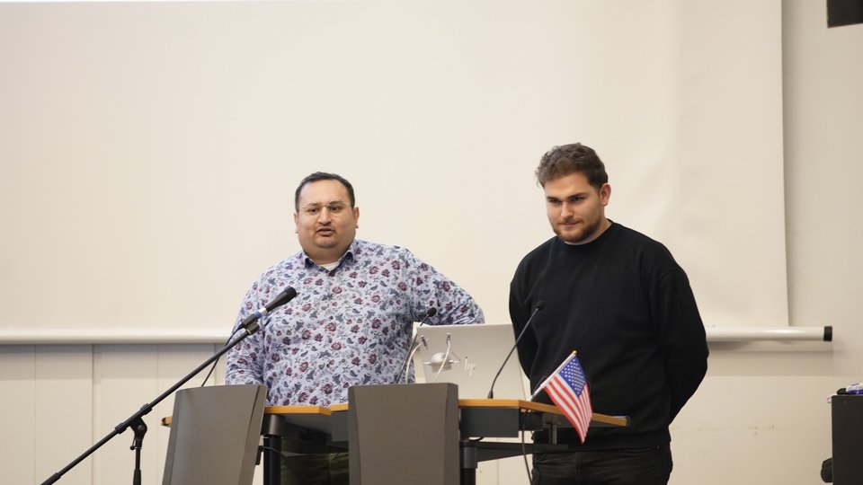 Studenten beim Klimaplanspiel 2025