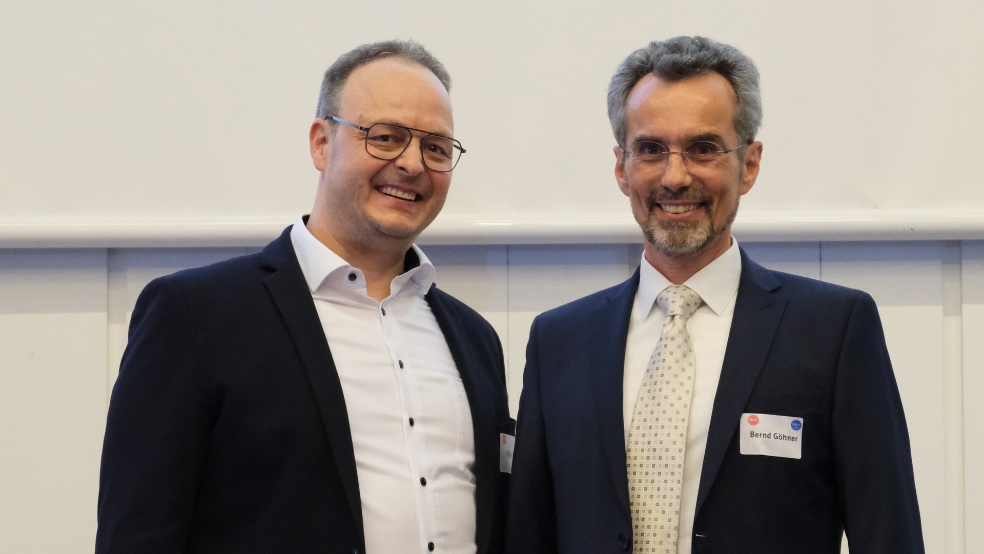 Björn Riker und Bernd Göhner auf der Bühne