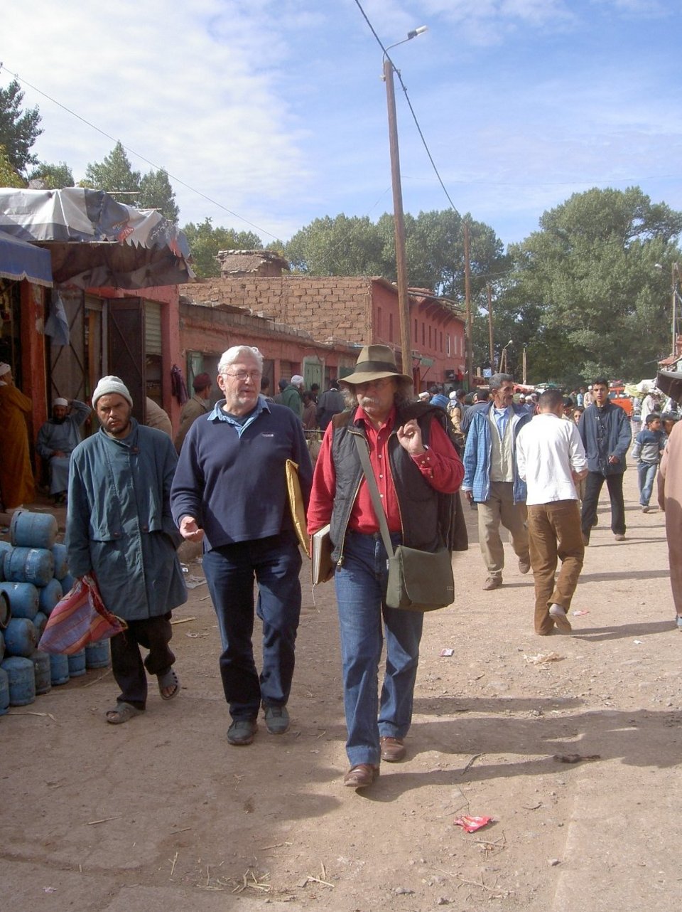 Ulrich Scholtz in Marokko auf Exkursion