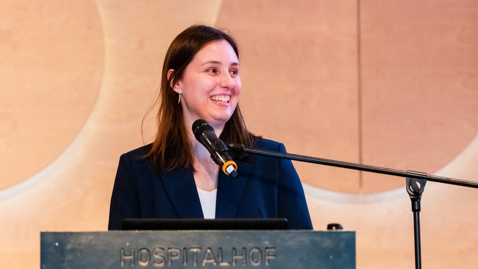 Ann-Kathrin Brodel am Rednerpult