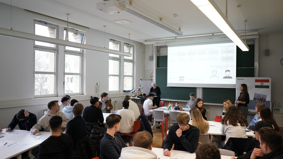 Arbeitsgruppe im Klimaplanspiel 2025