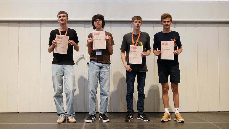 Teilnehmer:innen des Mathe-Cups
