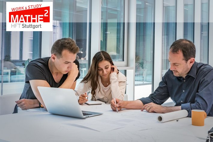 Studierende an der HFT Stuttgart