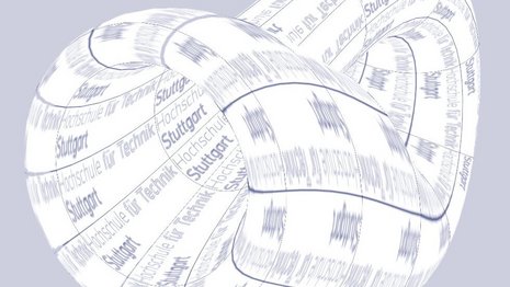 Kleinsche Flasche mit HFT Logo