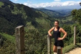 Stipendiatin Aniko Olah in Mexico