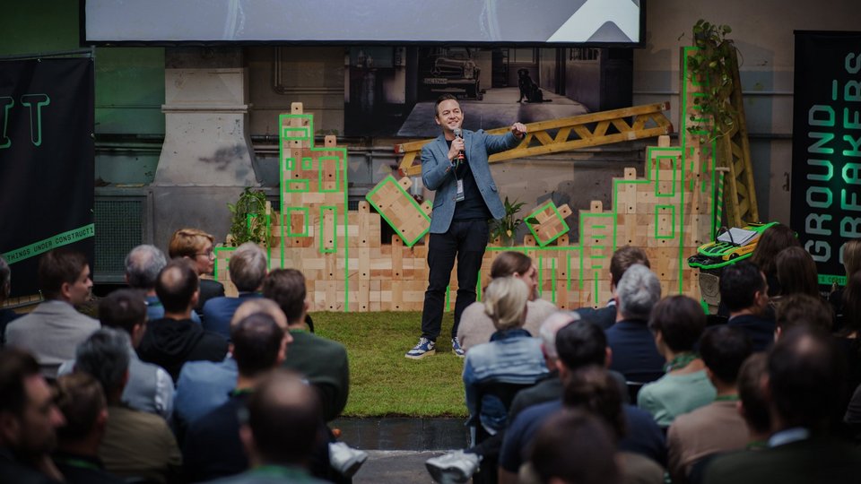 Patrick Planing auf der Bühne