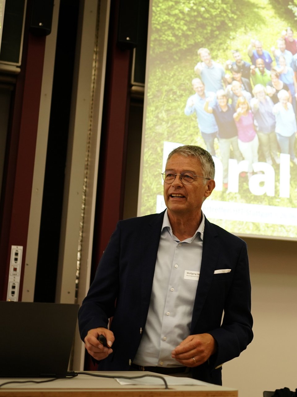 Esri Anwendertreffen 2025 Sprecher beim Vortrag