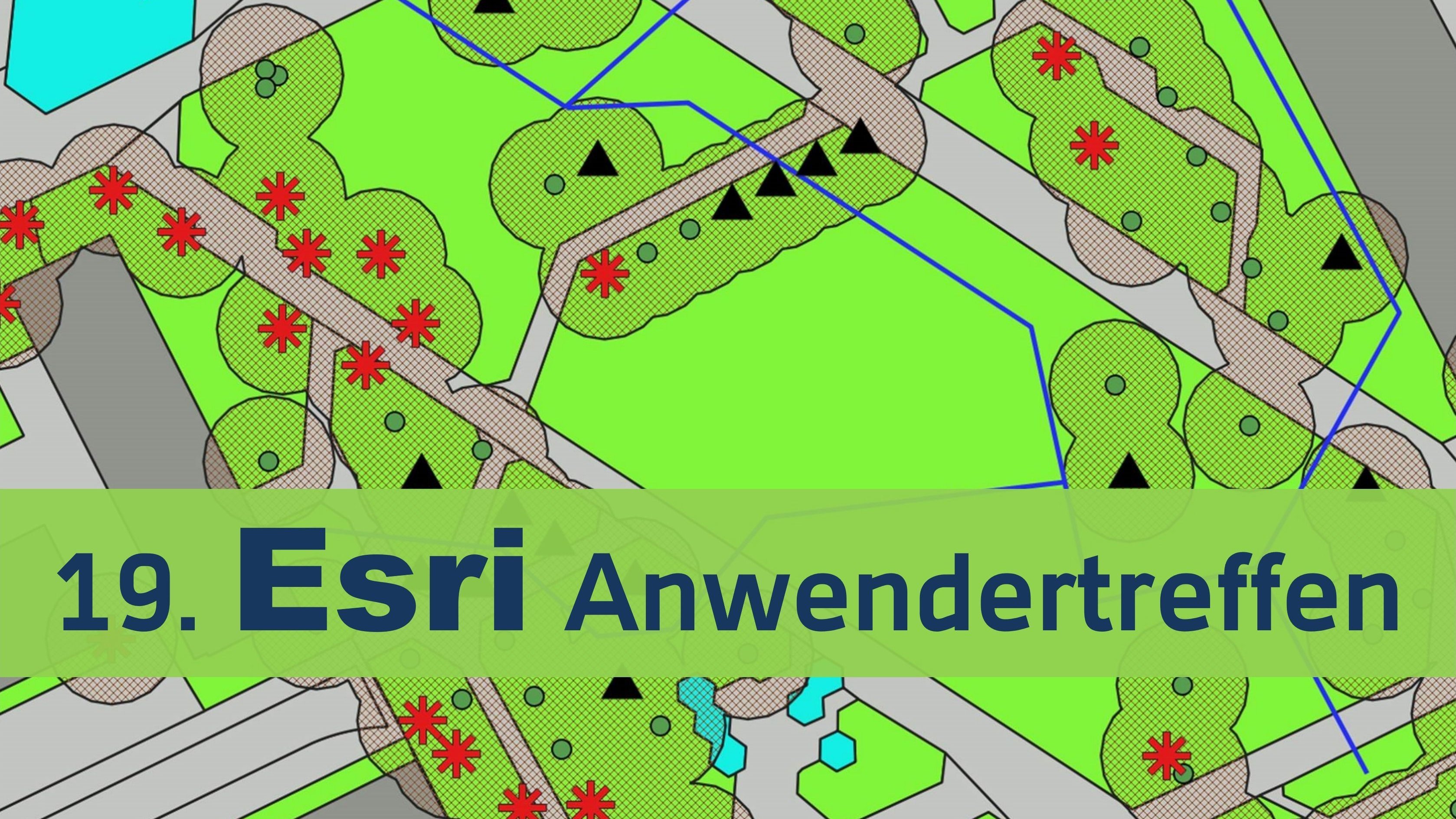 Logo 19. Esri Anwendertreffen 2026 an der HFT Stuttgart