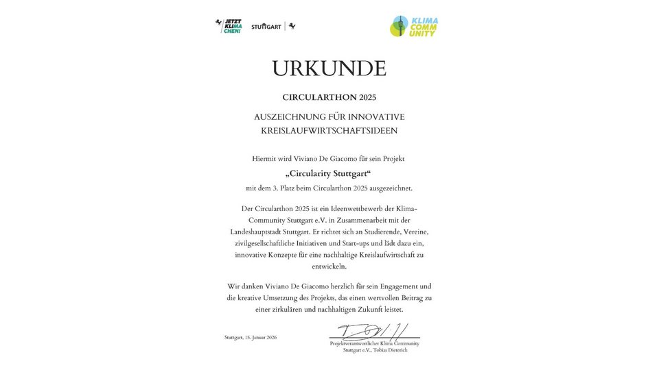 Bild der Urkunde